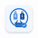 Shoppers compare and save icon